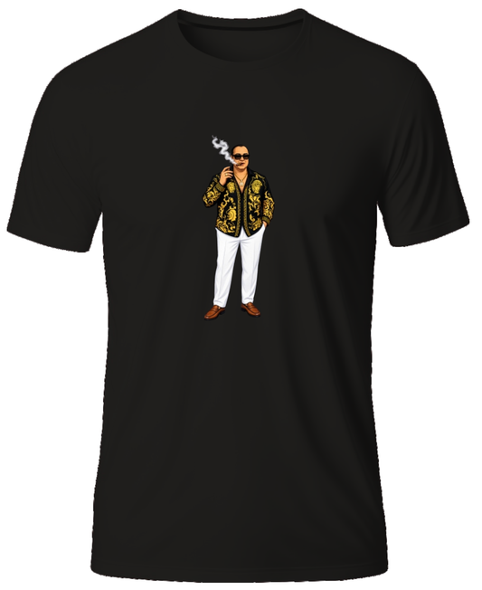 CIGAR MAN TEE BK BLACK