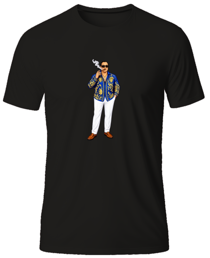 CIGAR MAN TEE BL BLACK