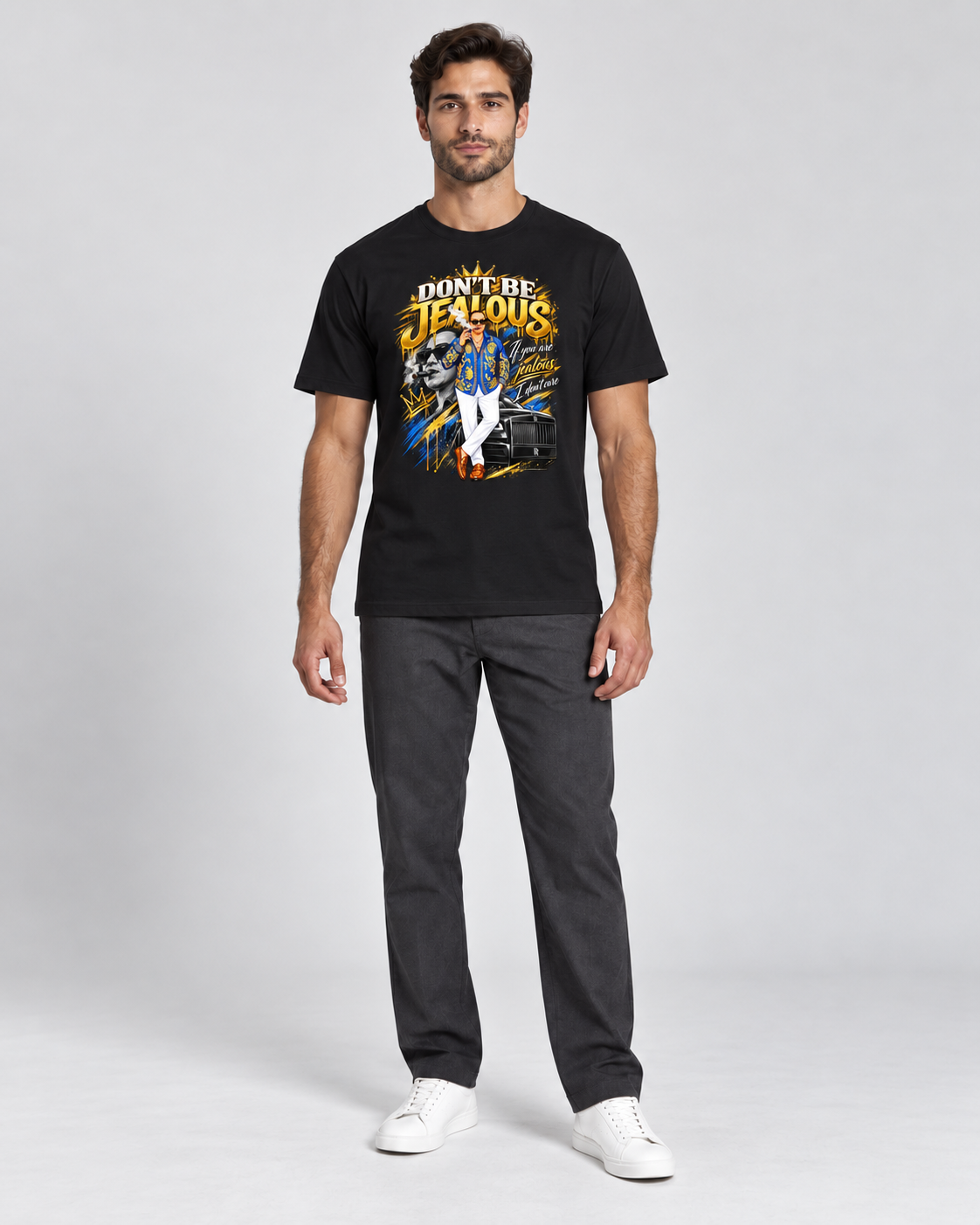 ROLLS ART TEE BLACK