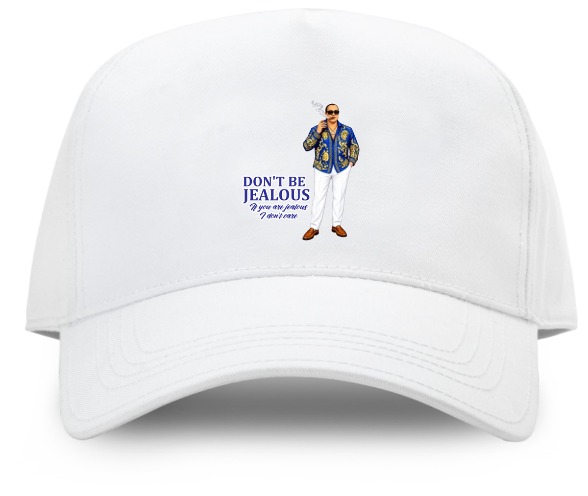 CIGAR MAN BL CAP WHITE