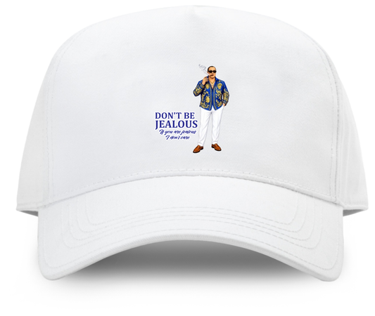 CIGAR MAN BL CAP WHITE